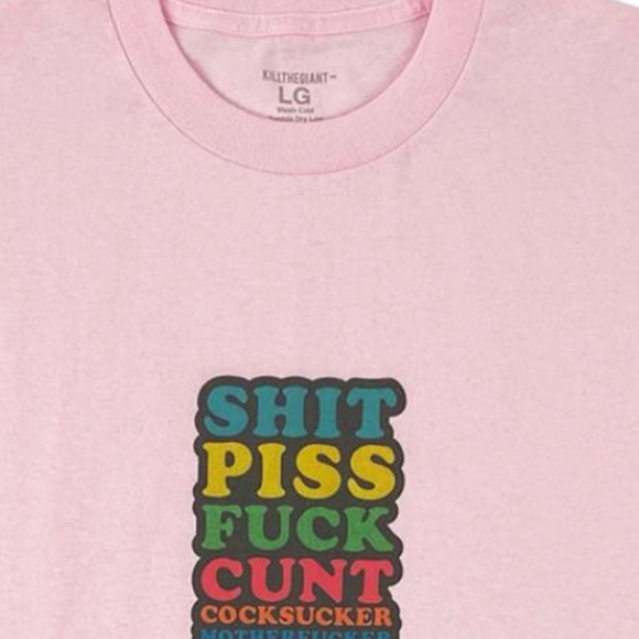 Deadstock 1 of 1 graphic T George Carlin 7words - Picture 2 of 2